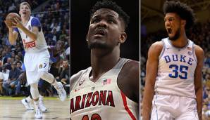 Luka Doncic, Deandre Ayton und Marvin Bagley.