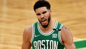 Jayson Tatum legte in Spiel 2 gegen die Nets ein Double-Double auf.