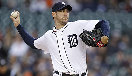 Gegen Toronto warf Tigers-Pitcher Justin Verlander den zweiten No-Hitter seiner Karriere