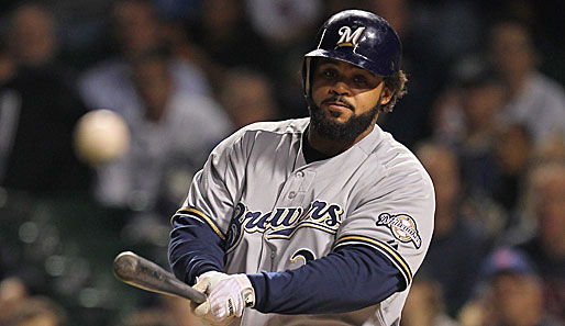 First Baseman Prince Fielder hat sich mit seinen Milwaukee Brewers für die Playoffs qualifiziert