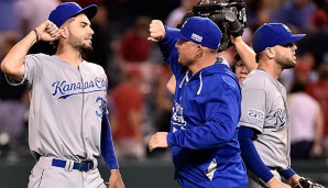 Eric Hosmer feierte mit den Kansas City Royals einen Sieg