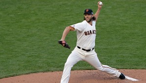 Madison Bumgarner ist der Starting Pitcher bei den Giants