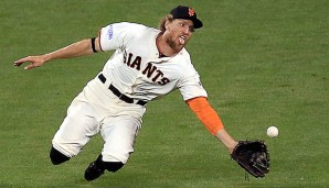 Hunter Pence hatte großen Anteil am Sieg der Giants in Spiel 4