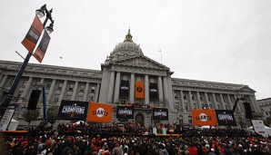 Die Fans der Giants feierten ausgelassen in San Francisco