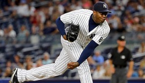 Aroldis Chapman warf kürzlich einen Rekord-Pitch mit 105 Meilen pro Stunde