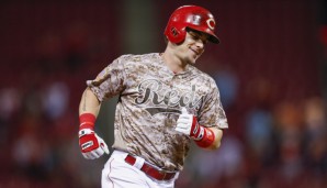 Konnte seinen perfekten Abend kaum fassen: Scooter Gennett von den Cincinnati Reds