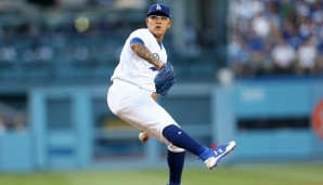 Julio Urias konnte 2017 nur fünf Starts für die Dodgers absolvieren