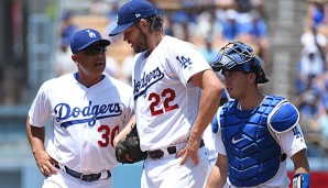 Clayton Kershaw muss mit Rückenproblemen auf die DL