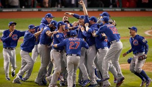 Die Chicago Cubs sind der amtierende Champion