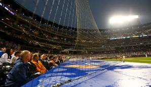 Neue Fangnetze wurden im Citi Field während des All-Star-Breaks 2017 installiert