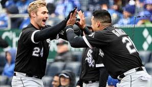 Matt Davidson (l.) hat gegen die Royals drei Homeruns in einem Spiel geschlagen.