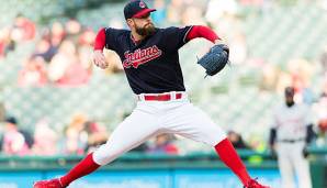 Corey Kluber servierte gegen die Tigers 13 Strikeouts.