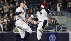 Aaron Judge (l.) und Didi Gregorius schlugen beide Homeruns beim Sieg über Minnesota.