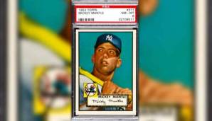 Die Mickey Mantle Rookie Card wurde für 2,88 Millionen Dollar versteigert.