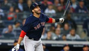 J.D. Martinez schlug einen äußerst kurzen, aber wichtigen Homerun im Yankee Stadium.