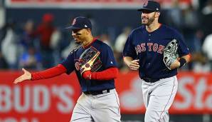 Mookie Betts (l.) und J.D. Martinez haben kein Interesse am Homerun Derby.