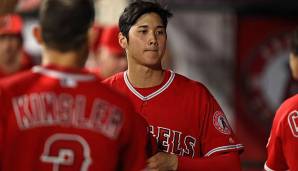 Shohei Ohtani droht das vorzeitige Saison-Aus nach einer Ellenbogenverletzung.