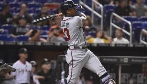 Ronald Acuna Jr. beschädigte den Marlins Park mit einem Homerun.