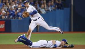 Troy Tulowitzki hat zwei Gold Glove Awards als Shortstop gewonnen.