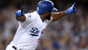 Yasiel Puig schlug einen späten Pinch-Hit-Homerun für die Dodgers gegen die Rockies.