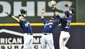 Die Milwaukee Brewers wollen auch am Ende der NLCS jubeln.