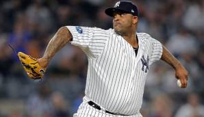 CC Sabathia war mit der Leistung von Home Plate Umpire Angel Hernandez nicht zufrieden.