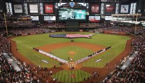 Im Chase Field wird zum Start der Saison 2019 auf Kunstrasen gespielt.