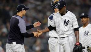 Luis Severino versagte in Spiel 3 der ALDS gegen die Boston Red Sox auf ganzer Linie.