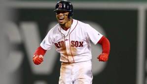 Mookie Betts erzielte zwei Runs gegen die Houston Astros in Spiel 2 der ALCS.