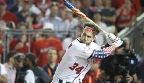 Bryce Harper hat das Homerun Derby 2018 vor heimischer Kulisse in DC gewonnen.