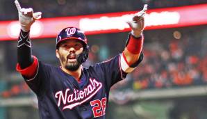 Kurt Suzuki brachte die Nationals mit einem Homerun im siebten Inning auf die Siegerstraße in Spiel 2 der World Series.