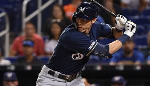 Christian Yelich spielt bis Ende des Jahrzehnts für die Milwaukee Brewers.