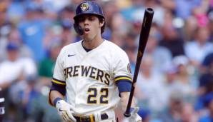 Brewers-Star Christian Yelich wurde trotz Impfung positiv getestet.