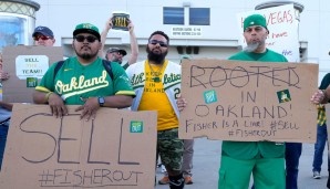 Die Fans der Oakland A's hätten gerne einen Verkauf der Franchise.