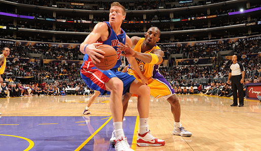 Jonas Jerebko (l.) wechselte 2009 aus Italien (Angelico Biella) in die NBA