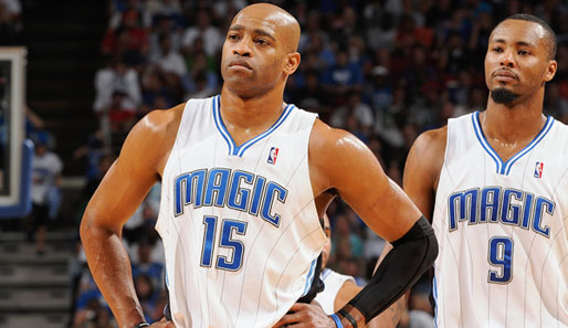 Verlassen Orlando: Vince Carter (l.) und Rashard Lewis sind Opfer des Neubeginns