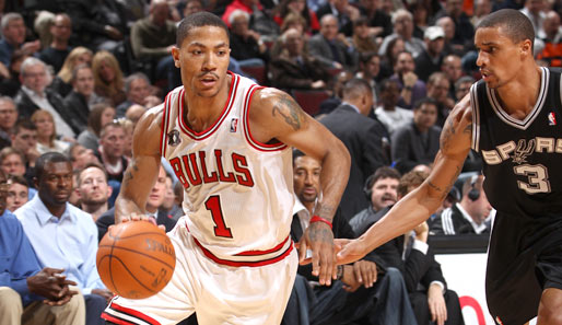 Derrick Rose betrieb auch gegen George Hill und die Spurs eindrucksvoll Werbung in eigener Sache