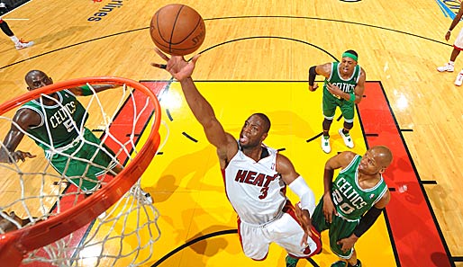 War einfach nicht zu stoppen: Miamis Superstar Dwyane Wade erzielte 38 Punkte