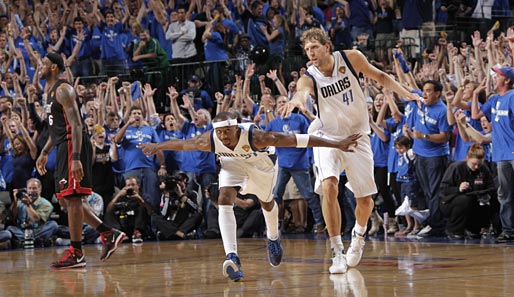 Wer Dirk Nowitzki (r.) in den Finals liver erleben will, muss tief in die Tasche greifen