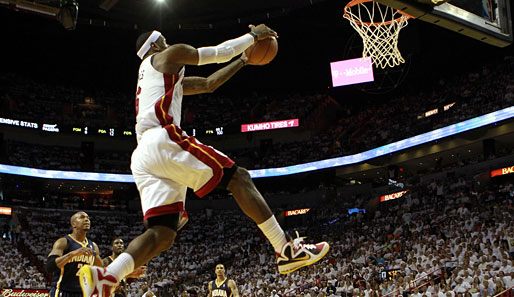 Die Miami Heat gewannen Spiel 1 gegen die Indiana Pacers