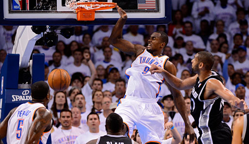 Die Thunder haben nach vier Siegen in Folge gegen die Spurs die Finals erreicht