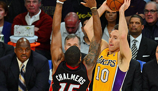 Steve Nash, Mario Chalmers, Miami Heat, Los Angeles Lakers