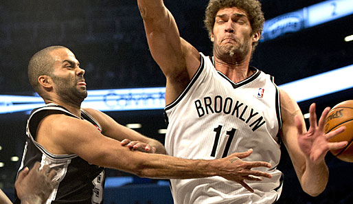 Brook Lopez war mit 18 Punkten zweitbester Net, konnte Tony Parker aber auch nicht stoppen