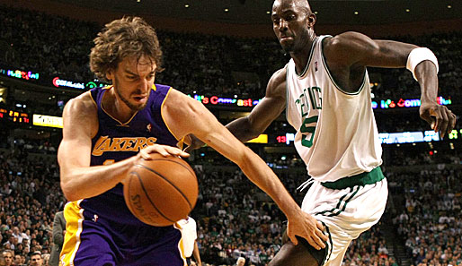 Pau Gasol und Kevin Garnett sind zwei Spieler, die derzeit als mögliche Trade-Opfer gelten