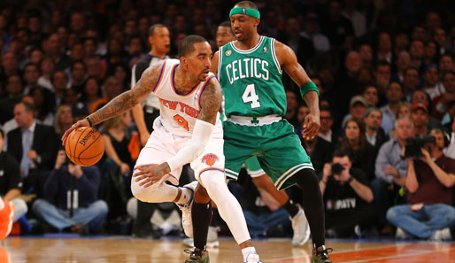 J.R. Smith (l.) war in der vergangenen Saison zweitbester Scorer der Knicks