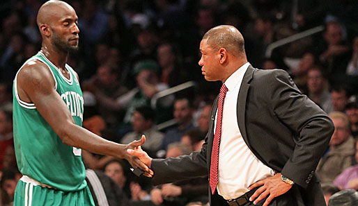 Kevin Garnett und Doc Rivers holten 2008 zusammen die Meisterschaft nach Boston