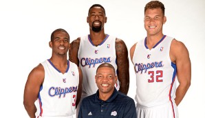 Doc Rivers und seine Big Three: Chris Paul, DeAndre Jordan und Blake Griffin