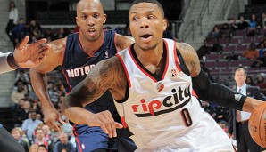 Damian Lillard avancierte mit seinem Game-Winner in Detroit zum Helden für Portland