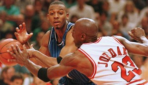 Penny Hardaway (l.) galt als Nachfolger von Michael Jordan, aber konnte dies nicht bestätigen