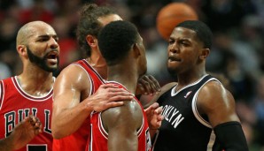 Jimmy Butler und Joe Johnson gerieten während des Spiels aneinander